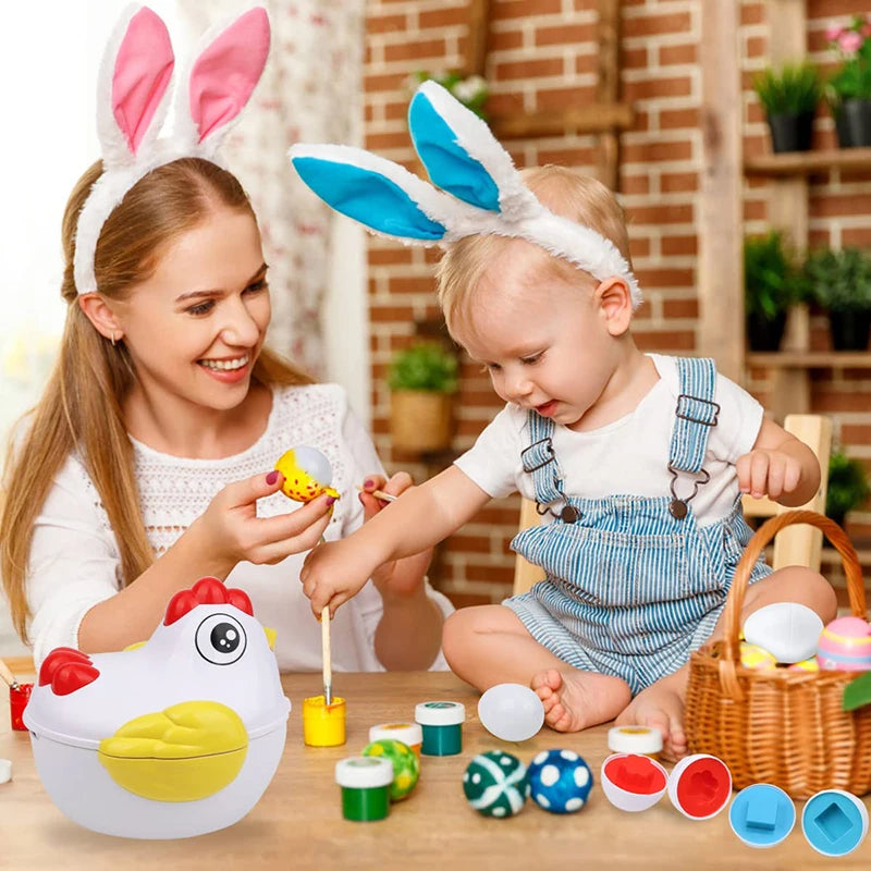 Matching Eggs Sensory Chicken