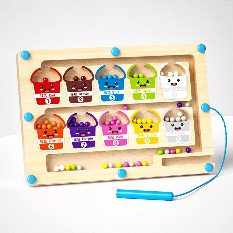 Color Sorting Maze Board