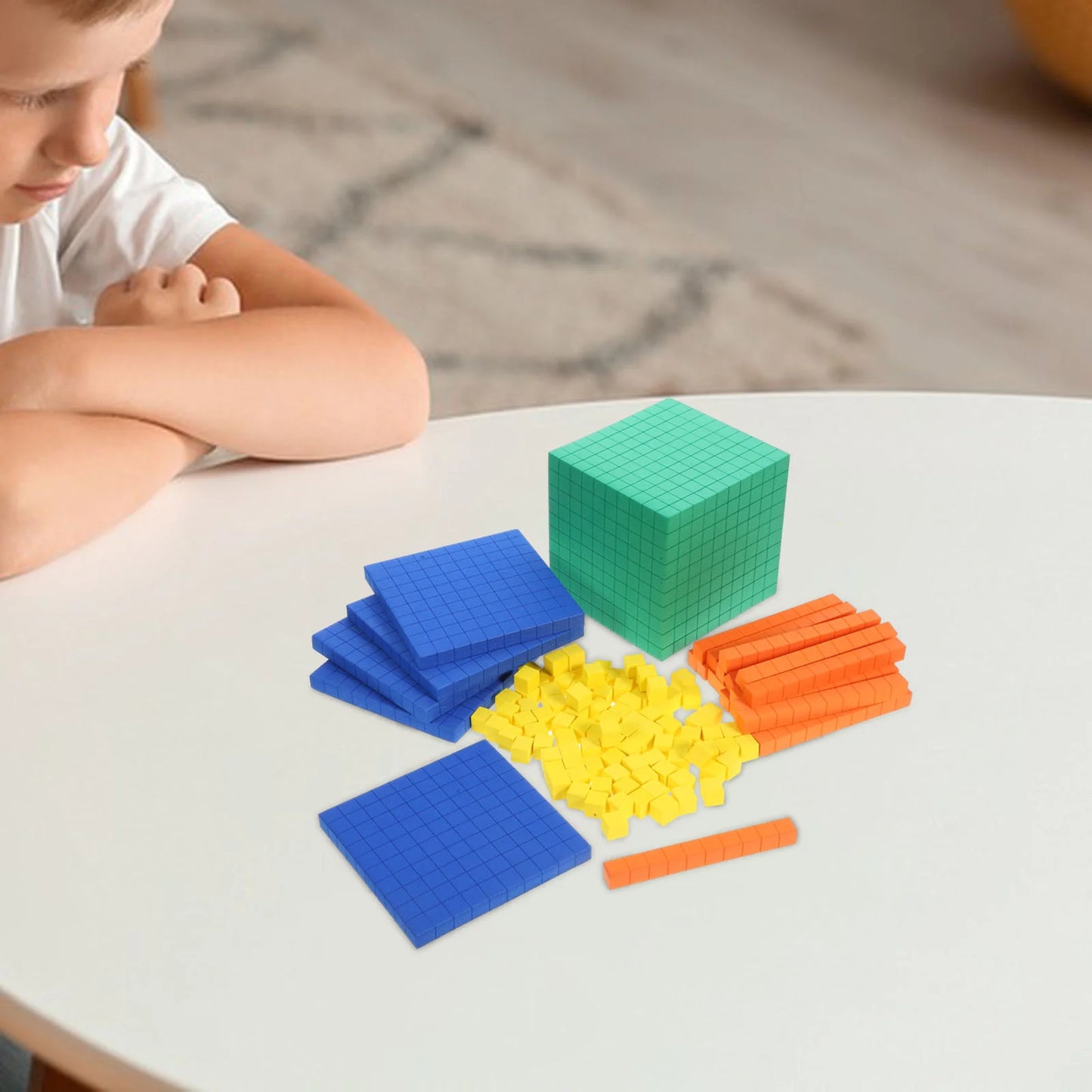 Math Cube Number Block