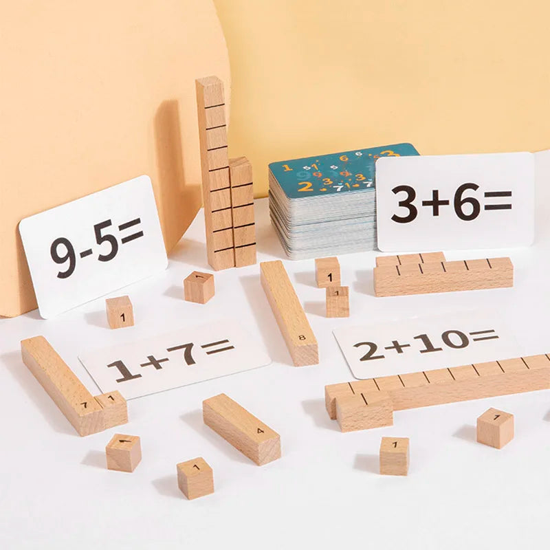 Children's Wooden Number Sticks