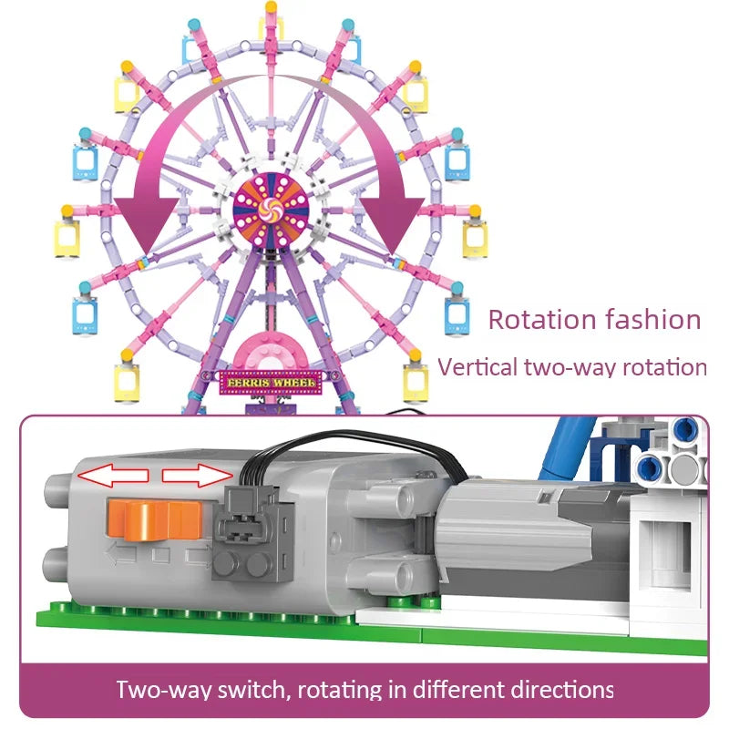 ZKZC Ferris Wheel Building Blocks