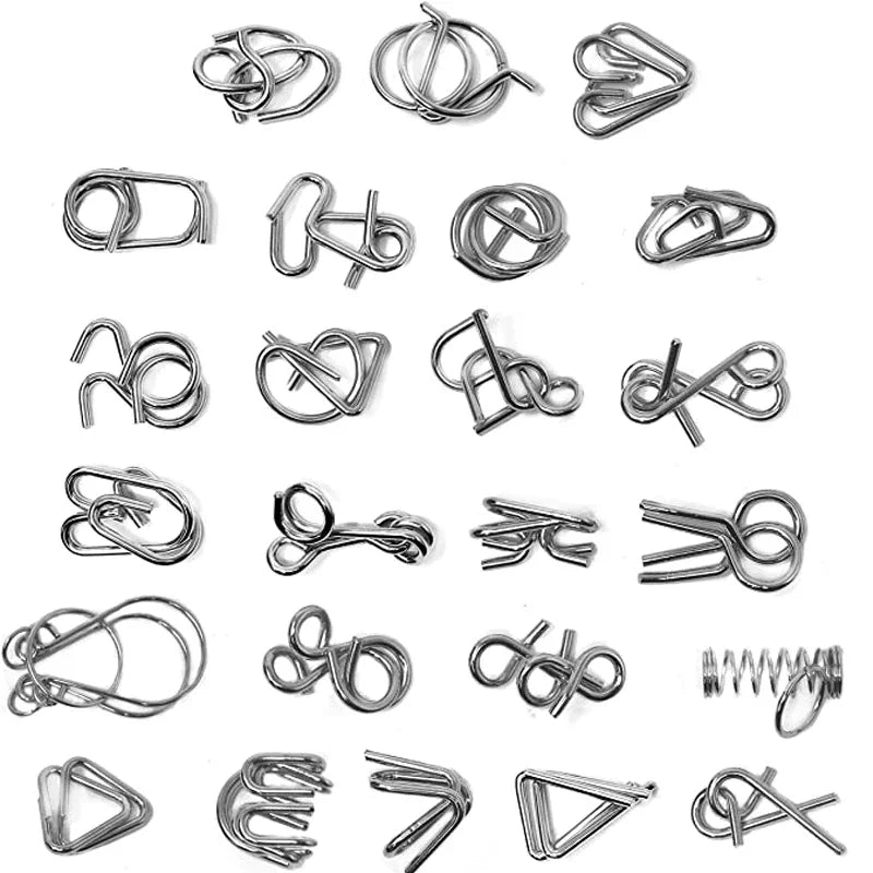 Metal Ring Buckle Set IQ Game