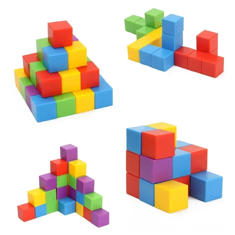 Montessori Colorful Stack Blocks