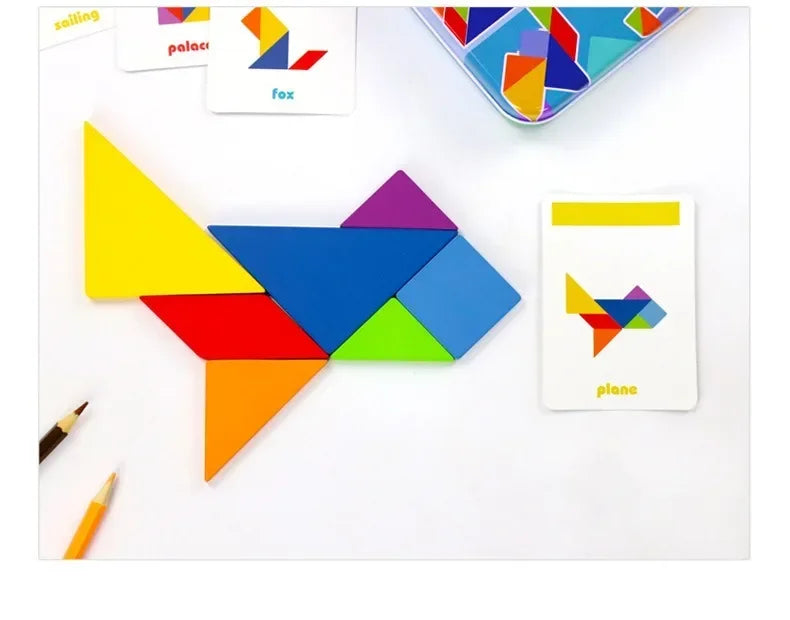 3D Animal Jigsaw Puzzle Colorful Tangram