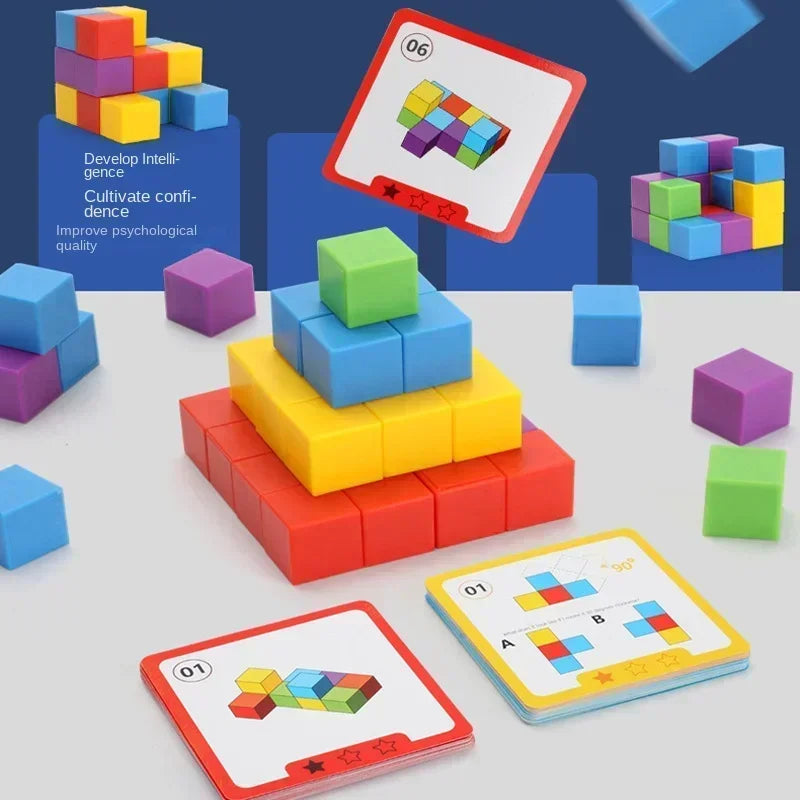 Montessori Colorful Stack Blocks