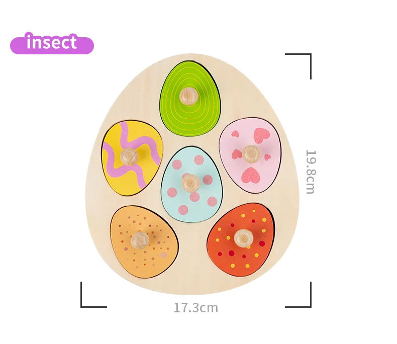Montessori Matching Egg Puzzle
