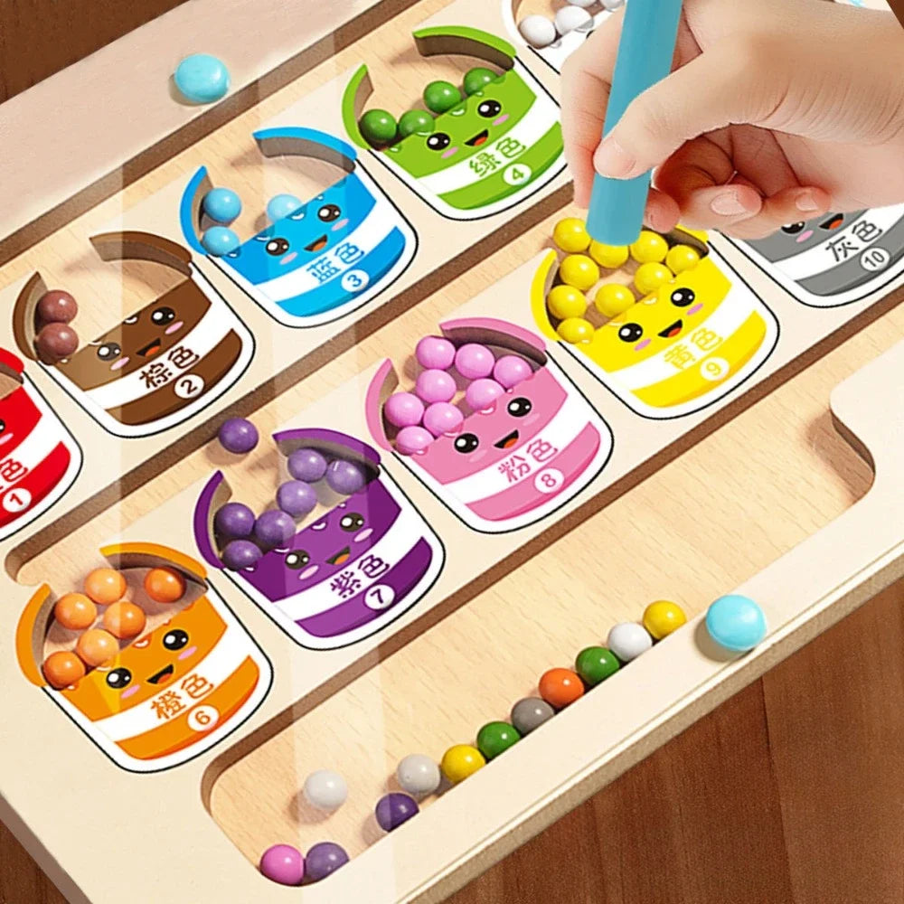 Color Sorting Maze Board