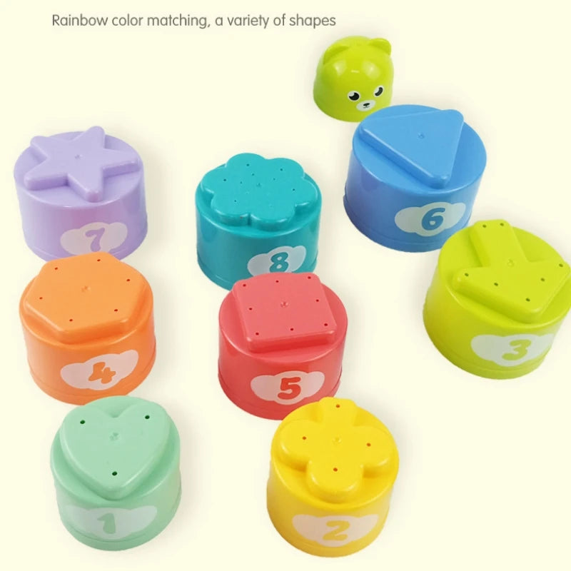 Numbers & Letters Stacking Cups