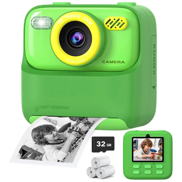 AMORUS Kids Camera 1080P HD Dual Lens