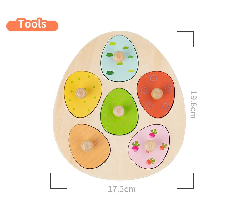Montessori Matching Egg Puzzle