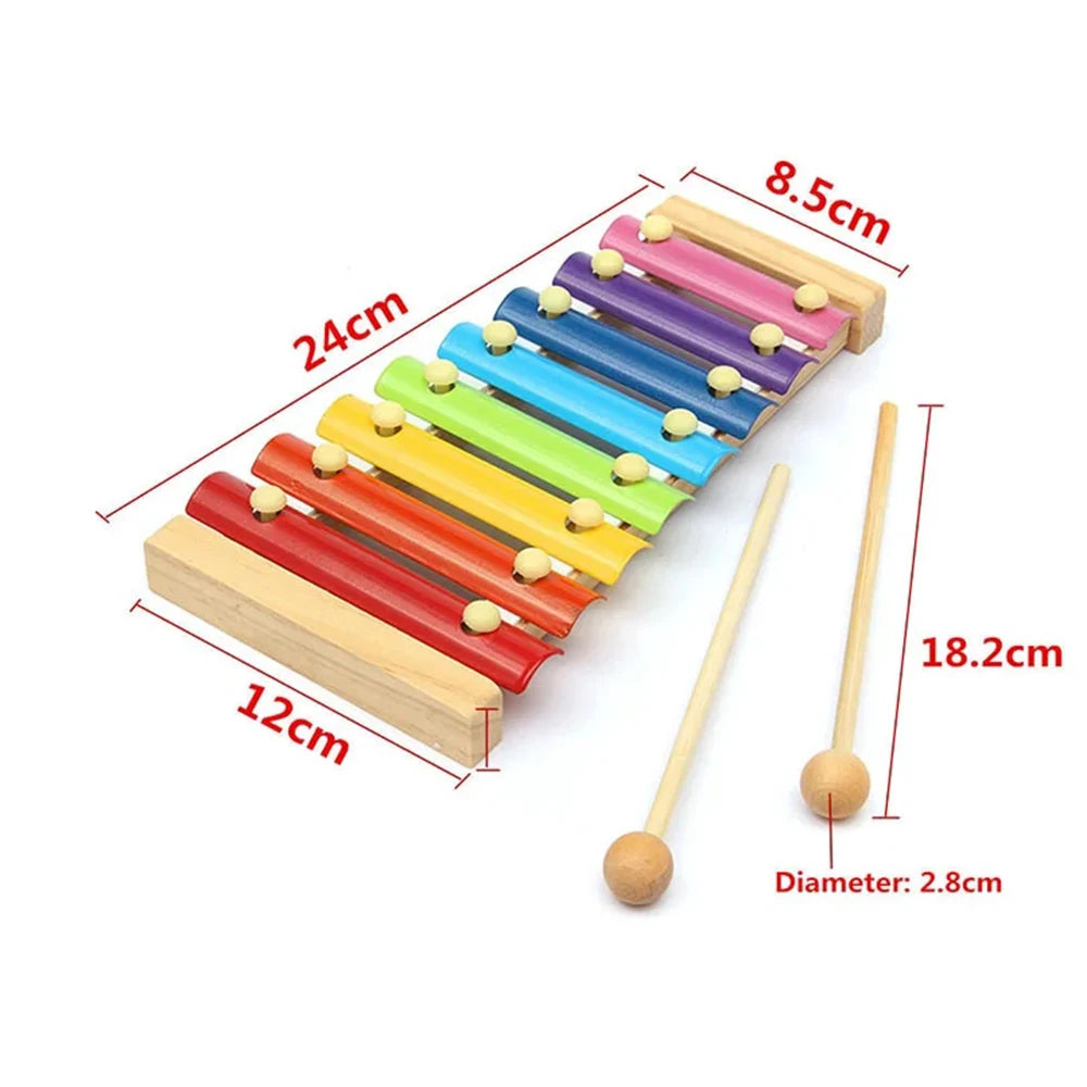 Wooden Multicolor Xylophone