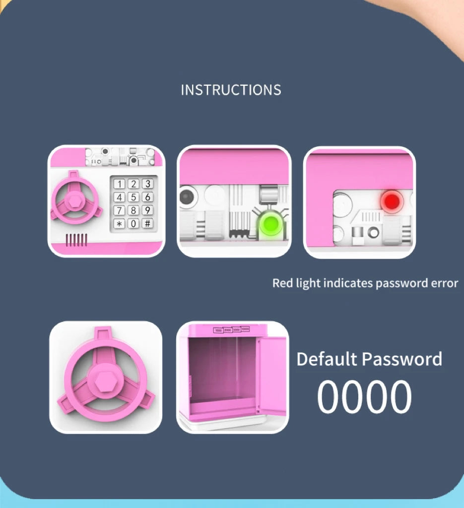 Children's Password Piggy Bank