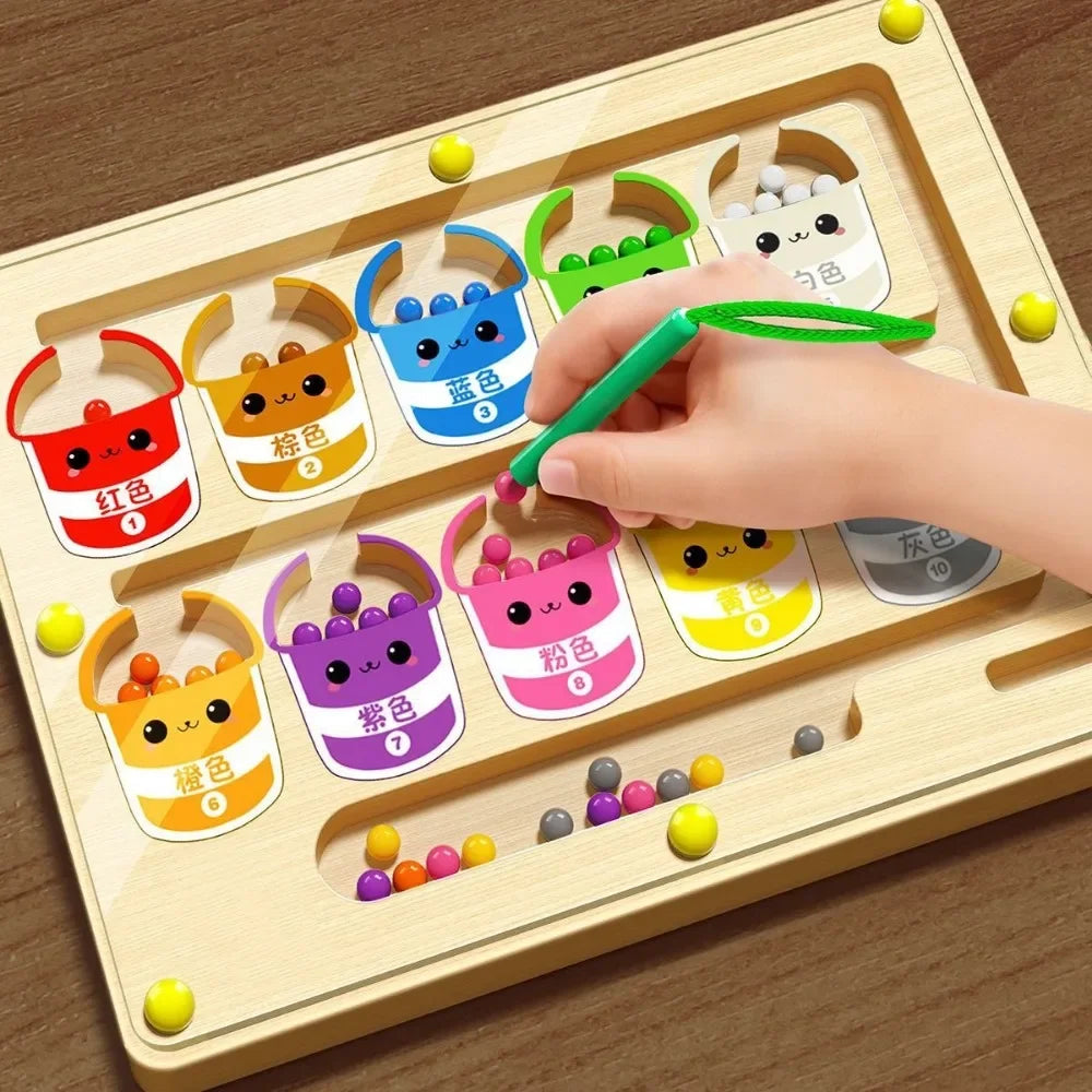Color Sorting Maze Board