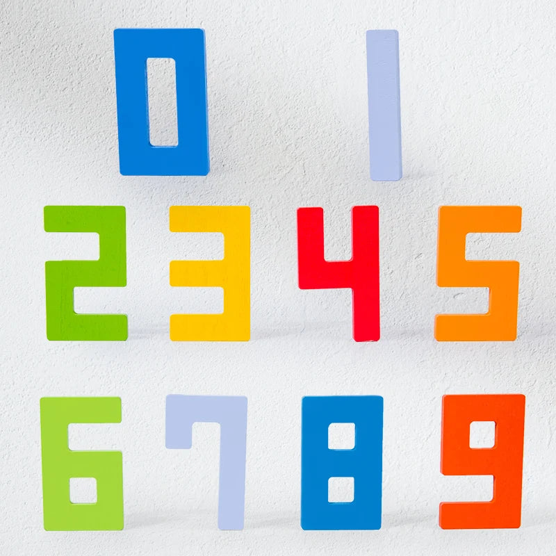 Wooden Tangram Math Board