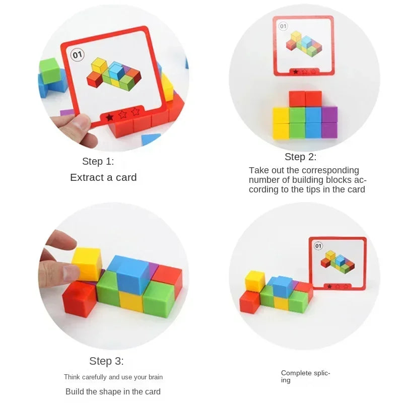 Montessori Colorful Stack Blocks