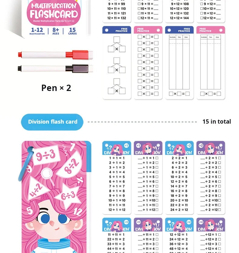 Fraction Learning Flashcards