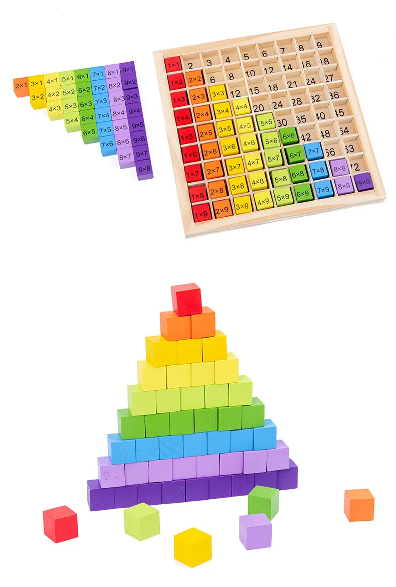 Montessori Wooden Multiplication Table