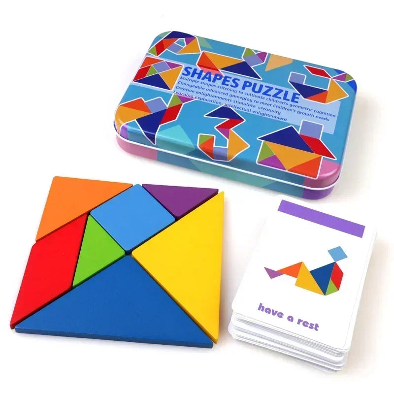 3D Animal Jigsaw Puzzle Colorful Tangram