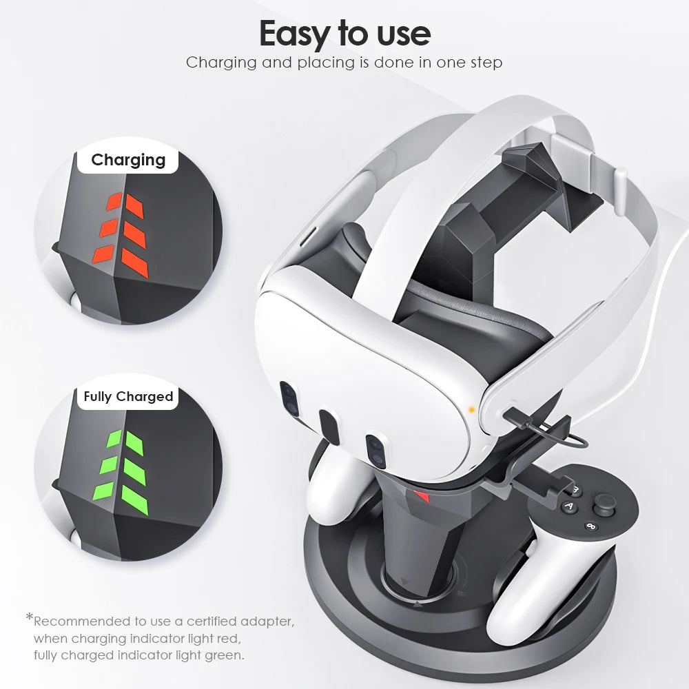 Charging Dock for Meta Quest 3 Accessories