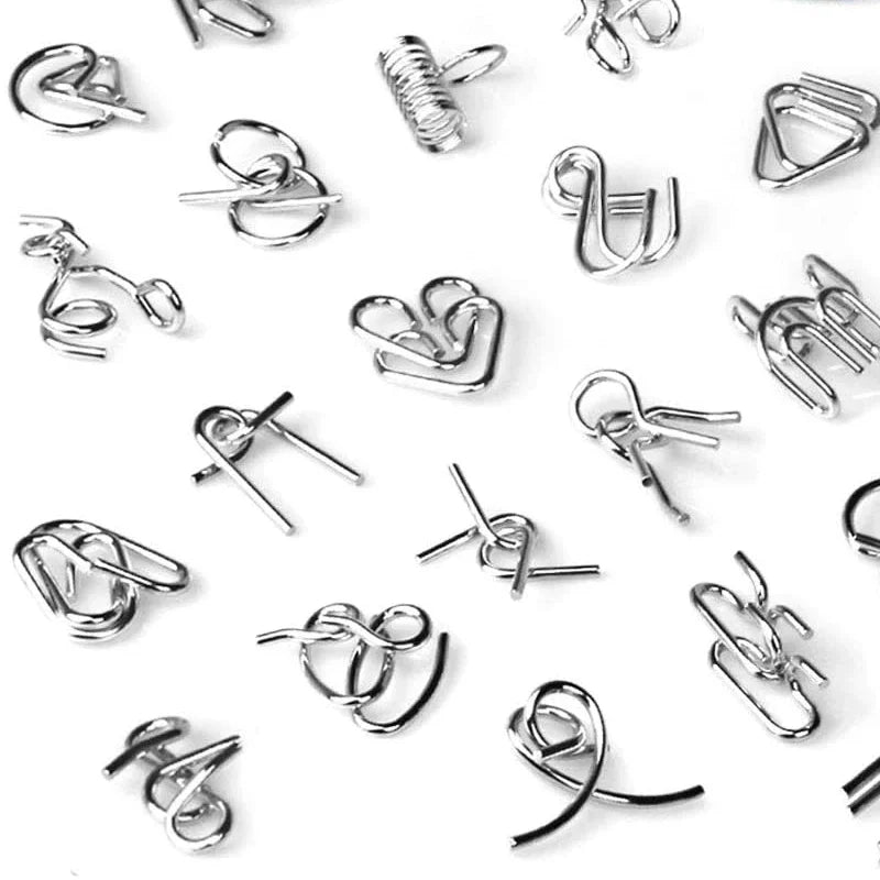 Metal Ring Buckle Set IQ Game