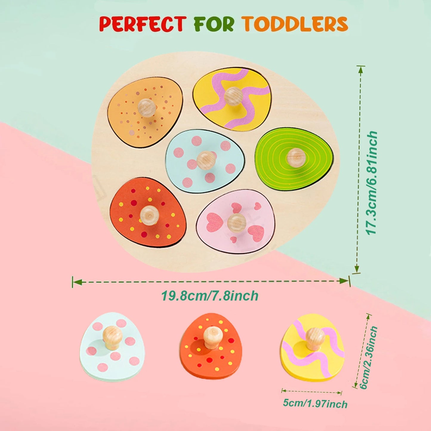 Montessori Matching Egg Puzzle