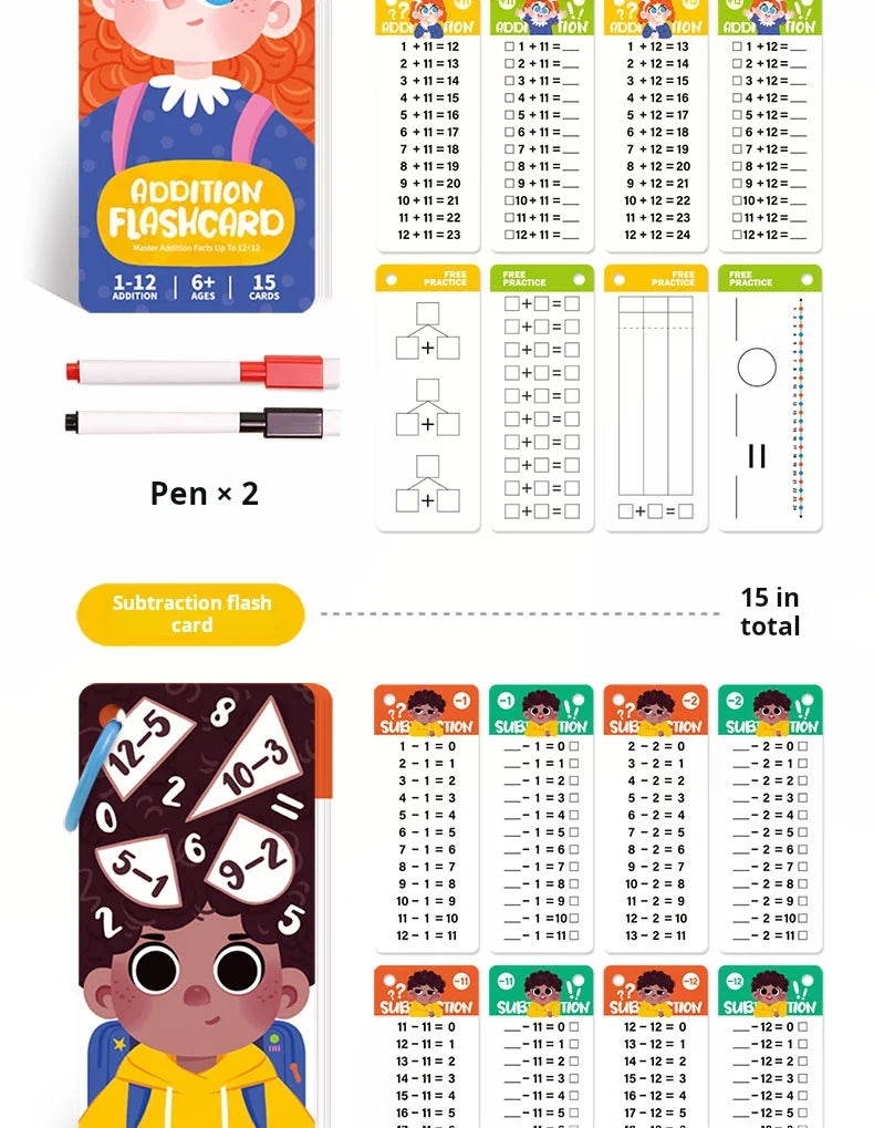Fraction Learning Flashcards