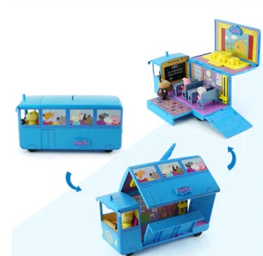 Peppa Pig School Bus Model Toy