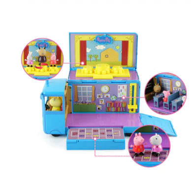 Peppa Pig School Bus Model Toy