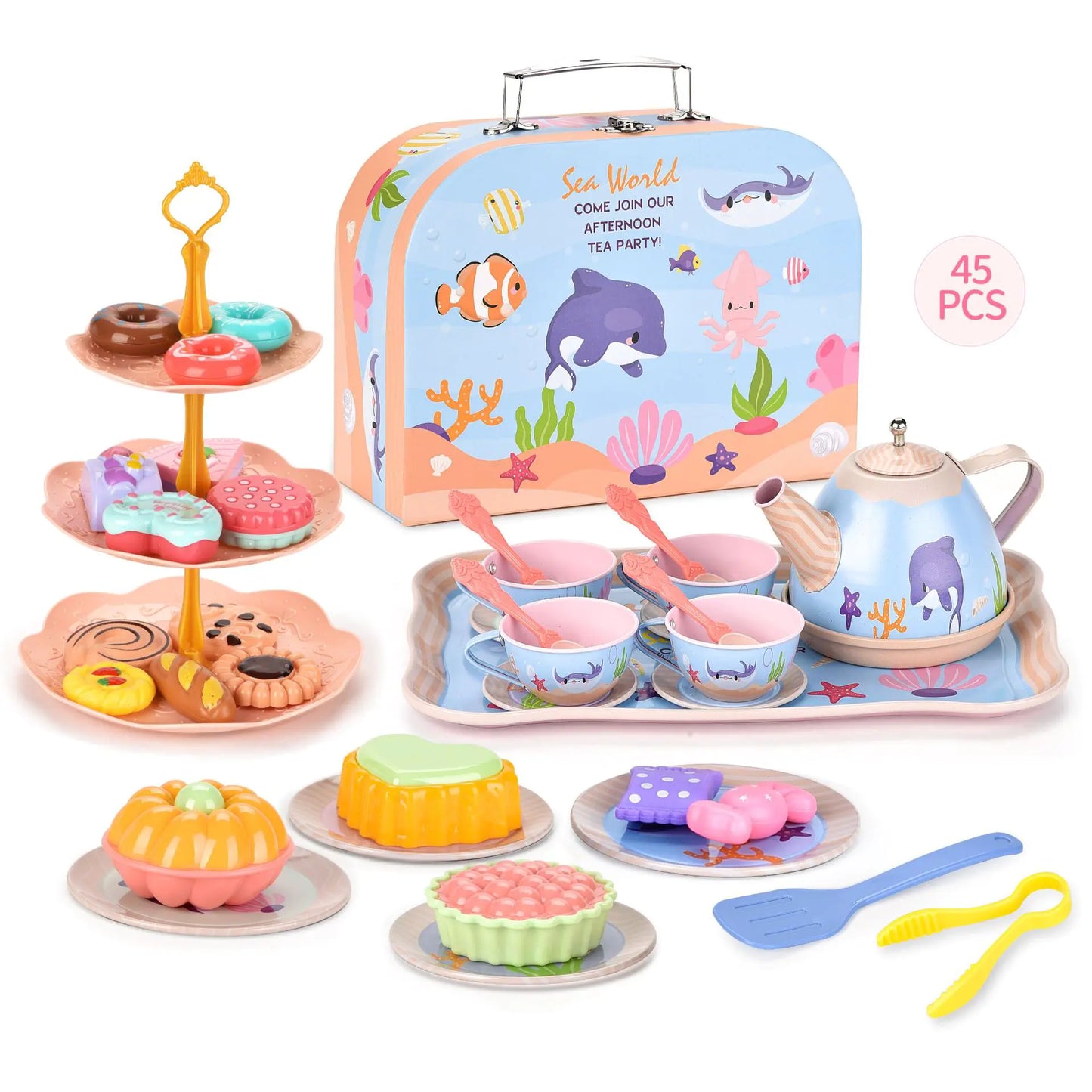 Girls Play Dessert & Tea Toy Set
