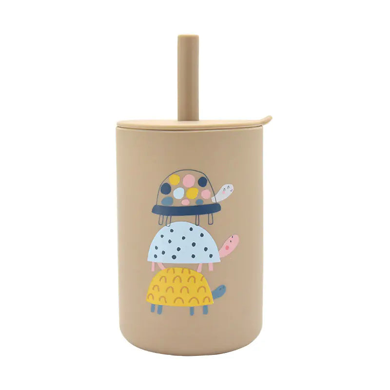 Leak-proof Silicone Children's Drinking Cup