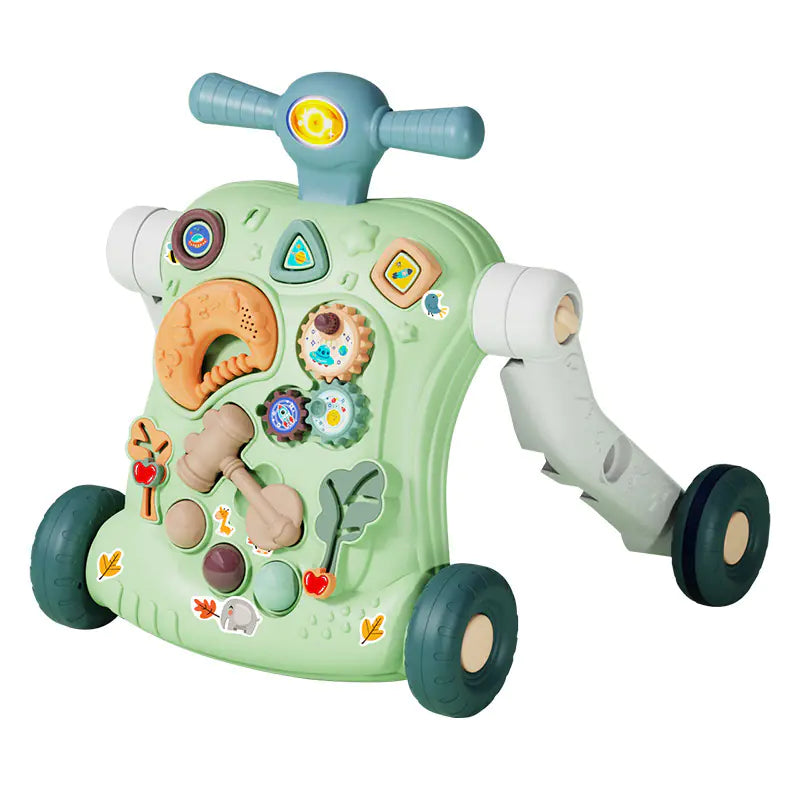 Multifunctional Baby Walker with Anti-Tip Design