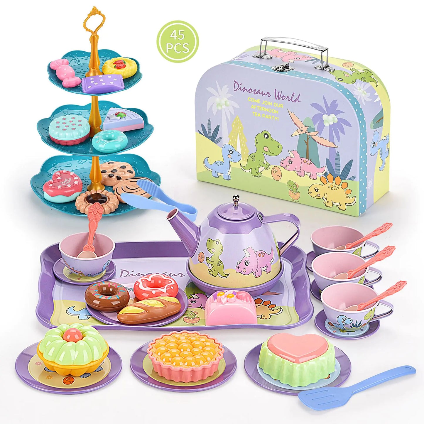 Girls Play Dessert & Tea Toy Set
