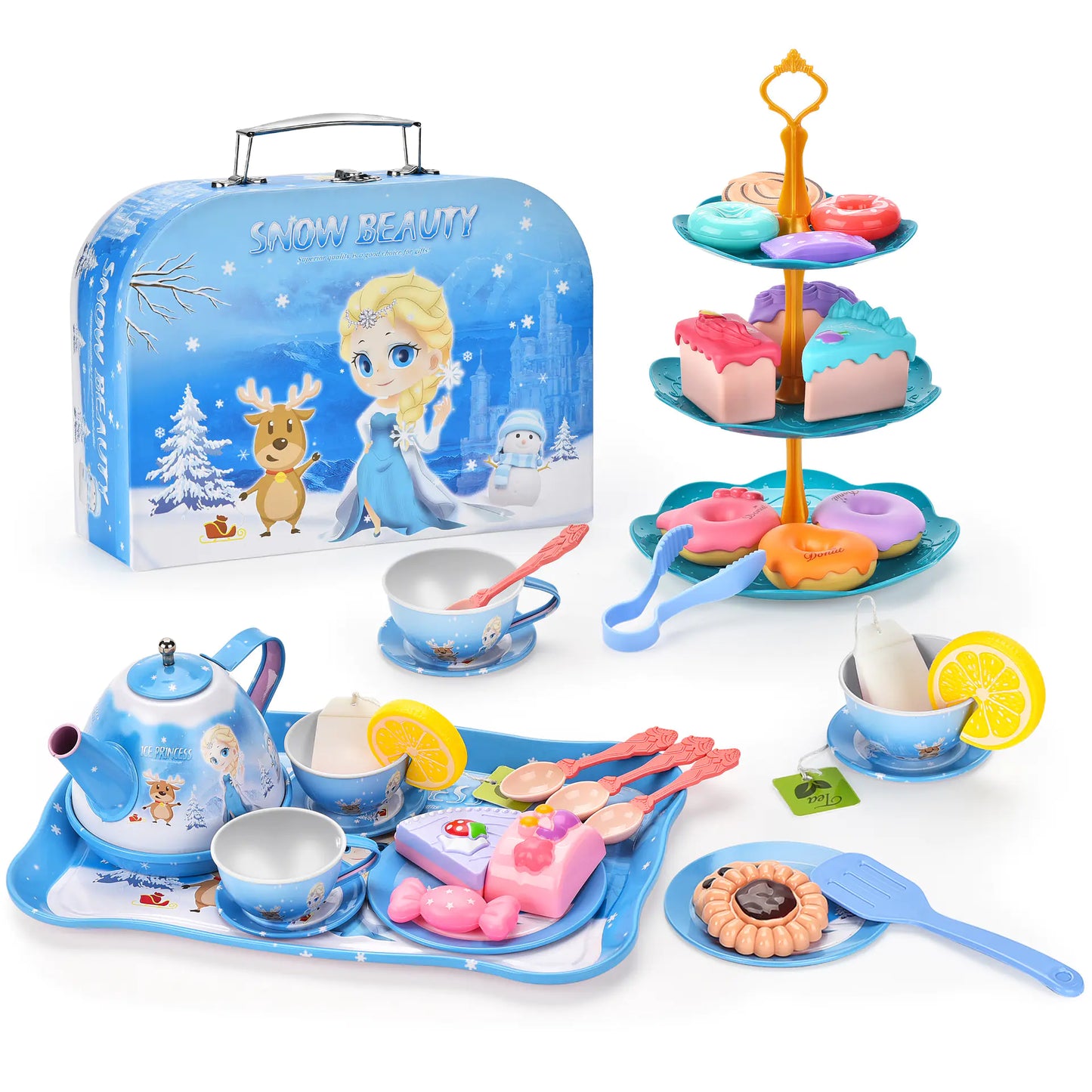 Girls Play Dessert & Tea Toy Set