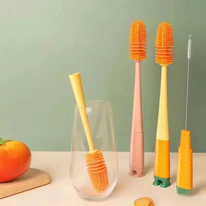 Four-in-One Food-Grade Silicone Brush