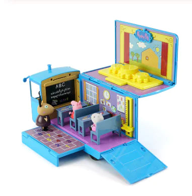 Peppa Pig School Bus Model Toy