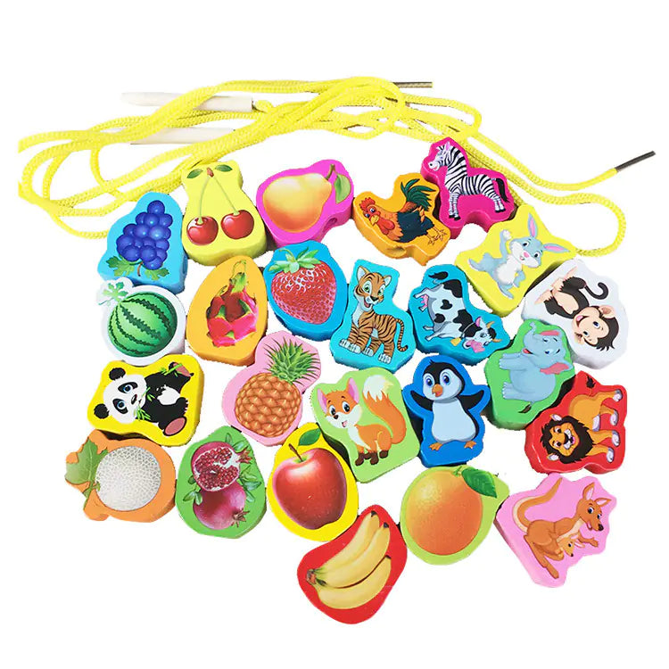 Wooden Stringing Beads
