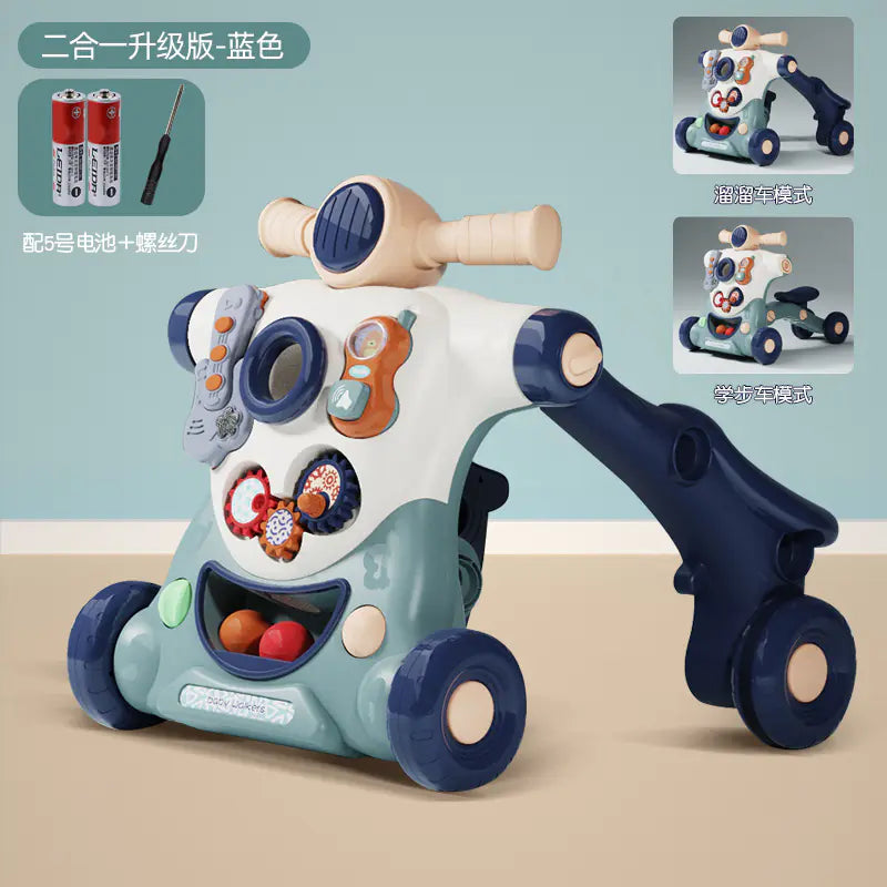 Multifunctional Baby Walker with Anti-Tip Design