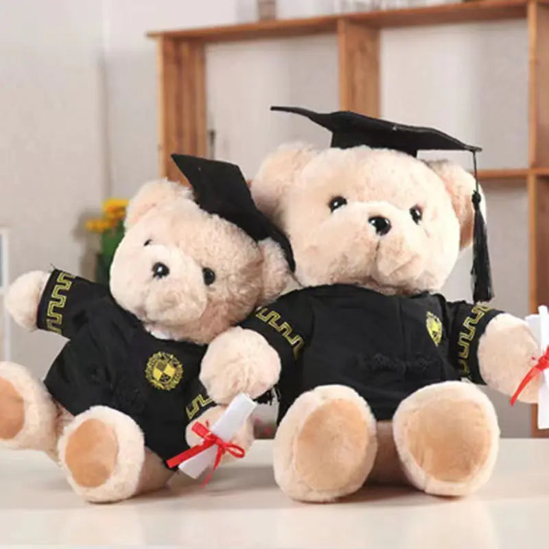 Dr. Bear Graduation Plush Toy