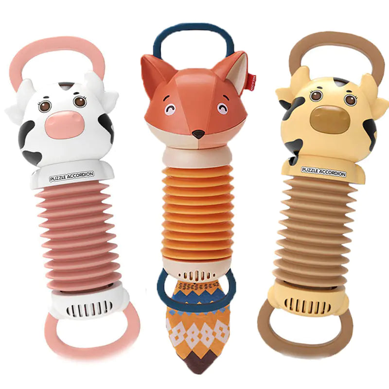 Animated Fox Accordion for Baby Development