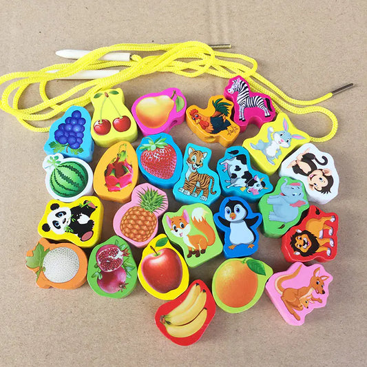 Wooden Stringing Beads