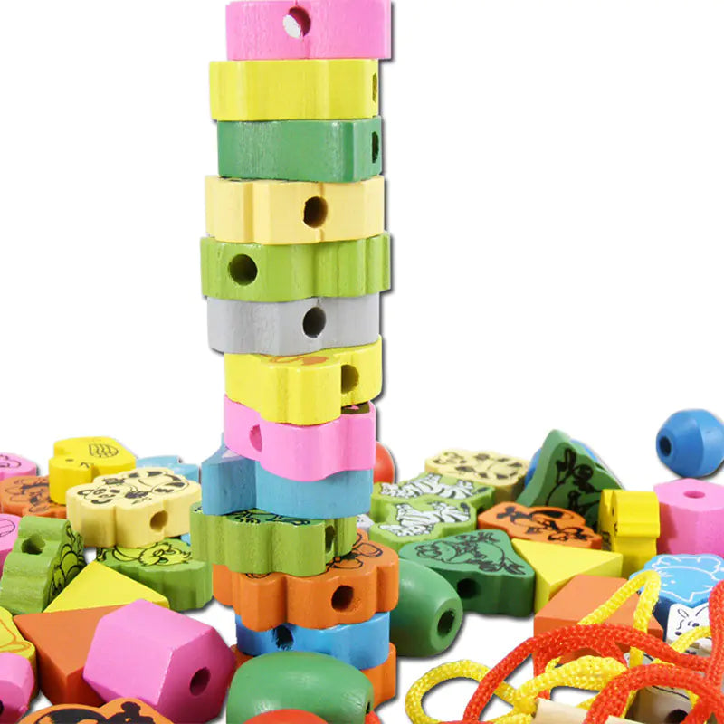 Wooden Stringing Beads