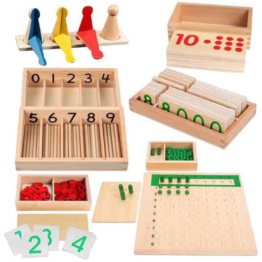 Kids Montessori Geometry Math Set