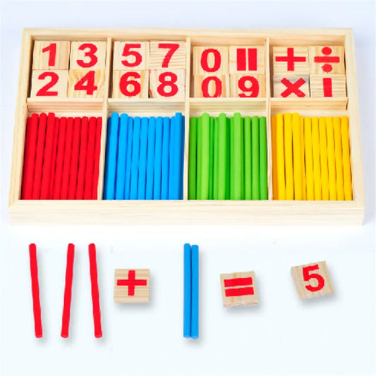 Montessori Geometry Wooden Maths Set For Kids
