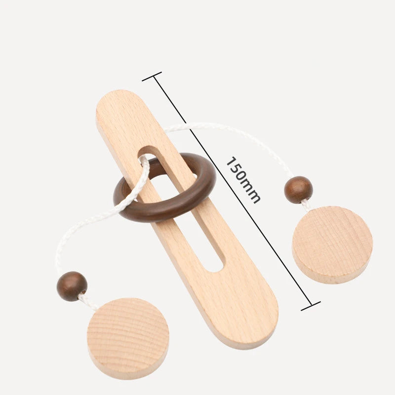 Wooden Lock Brain Teaser (IQ)