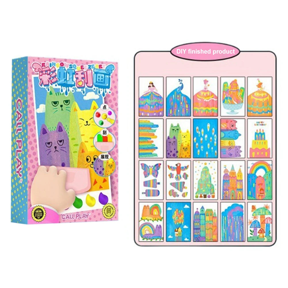 Kids Paint Color Scratch Kit