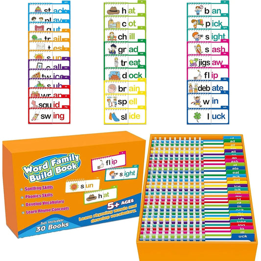 Kindergarten Read & Rhyme Flash Cards