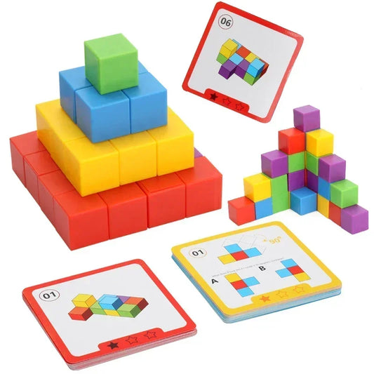 Montessori Colorful Stack Blocks