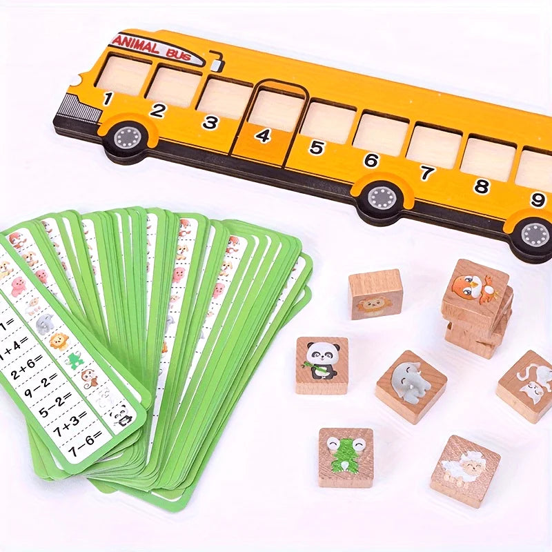 Bus Maths Matching Puzzle