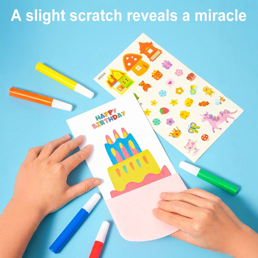 Kids Paint Color Scratch Kit
