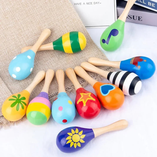 Wooden Baby Sand Hammer